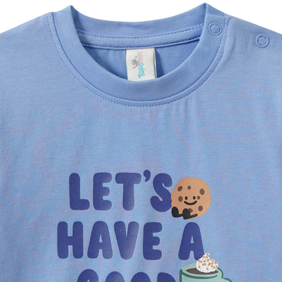 Topomini Baby Langarmshirt mit Frühstücks-Print