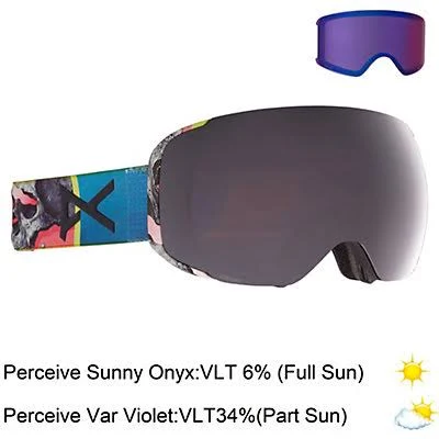 Anon M2 Goggle + Bonus Lens - Reeder; Perceive Sunny Onyx