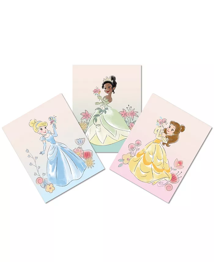 Lambs and Ivy Disney Princesses Nursery Child Unframed Wall Art - 3pc 11
