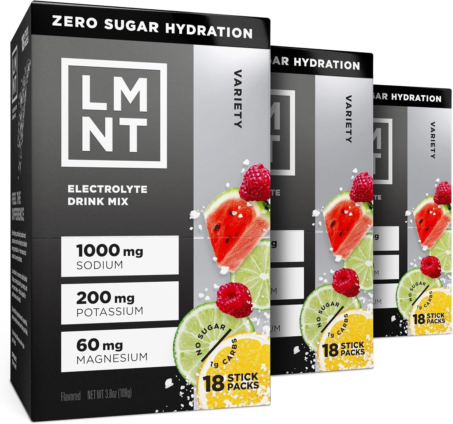 Zero Sugar Electrolytes – Variety Pack Bundle | Drink Mix | 54-Count