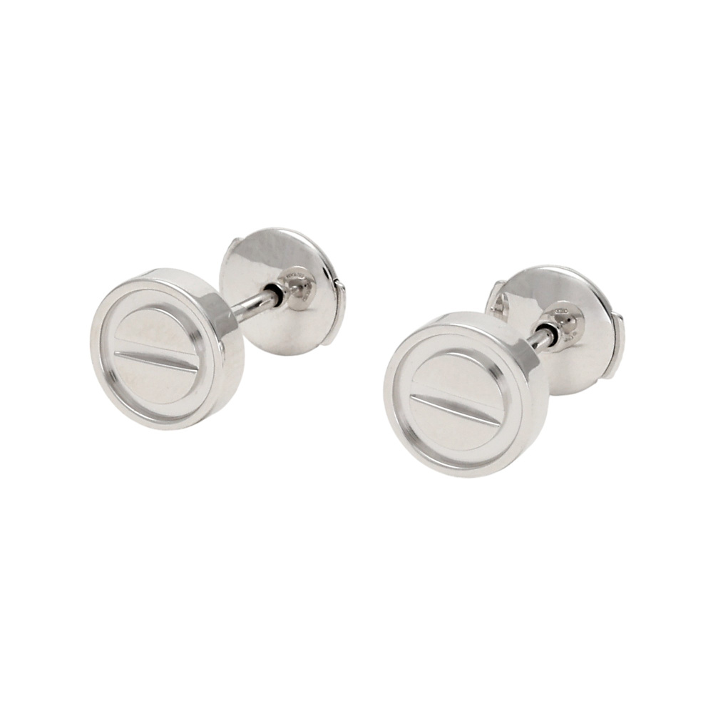 Cartier Love Earrings 18K White Gold B8301256