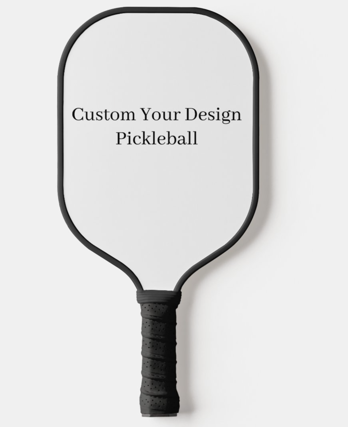 Personalized Custom Design pickleball paddle  Carbon fiber 11mm core black edge guard
