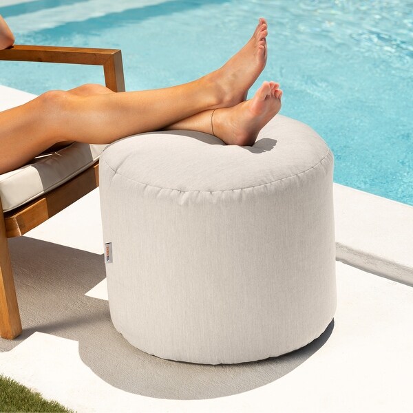 Jaxx Sunbrella Patio Bean Bag Pouf Ottoman