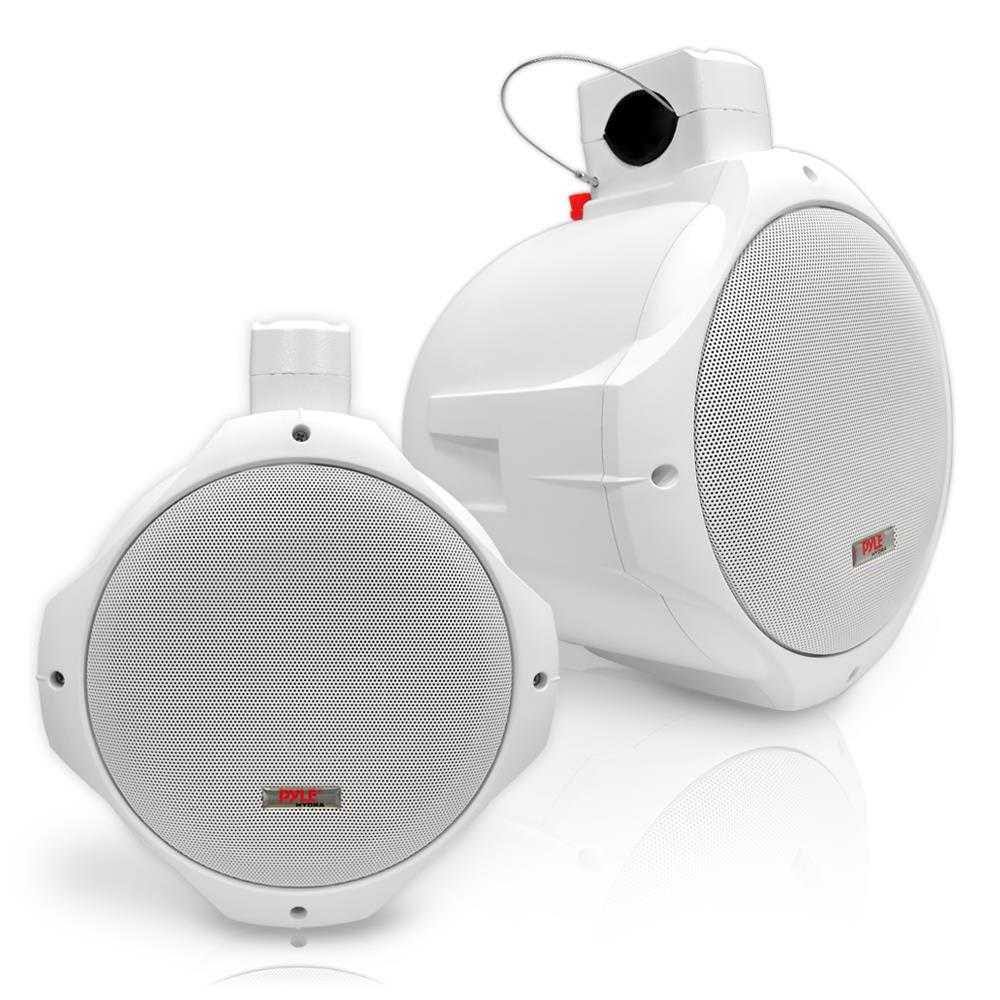 Pyle PLMRW65 2-Way White Wakeboard Speakers (6.5