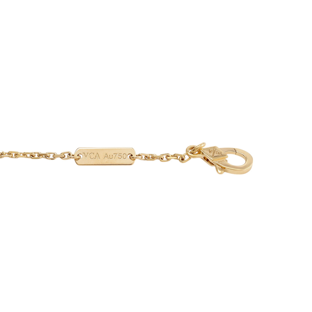 Van Cleef & Arpels Zodiac Medal Kankuri (cancer) Necklace 18K Yellow Gold