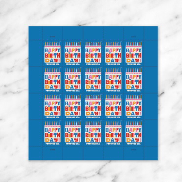Happy Birthday Stamps - USPS