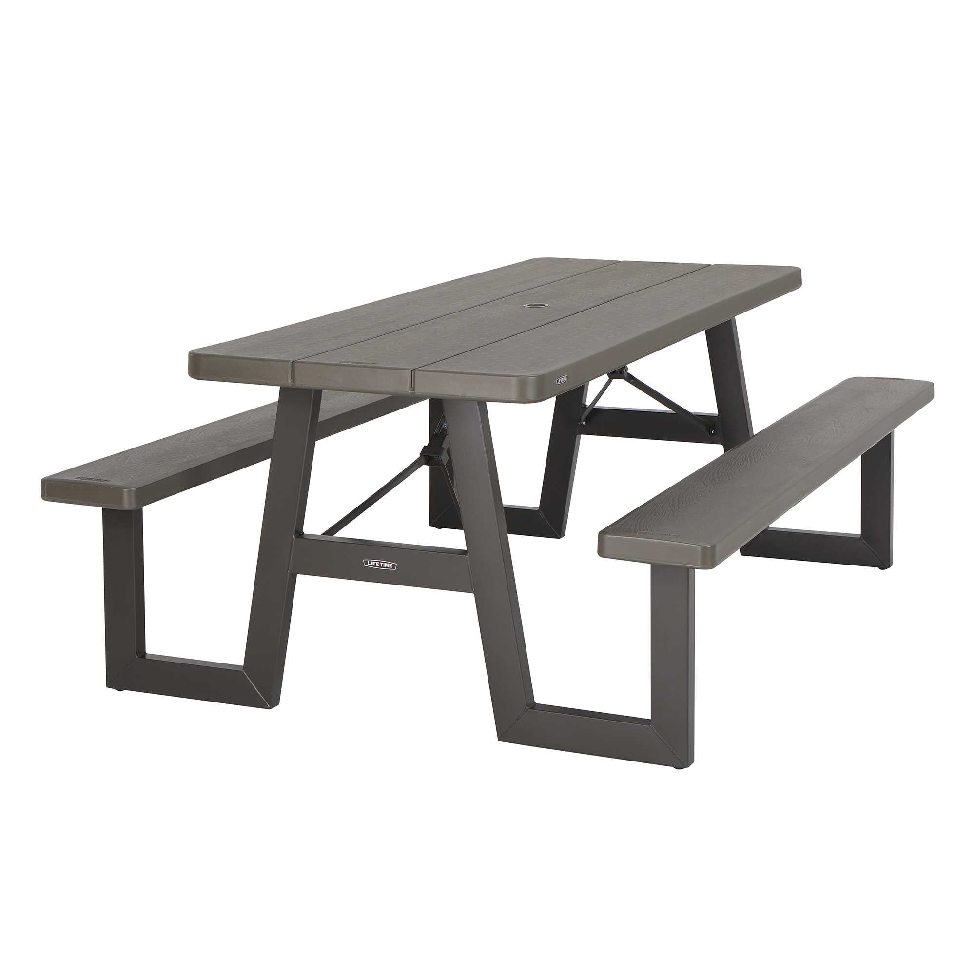Lifetime 6-Foot W-Frame Folding Picnic Table, 60233