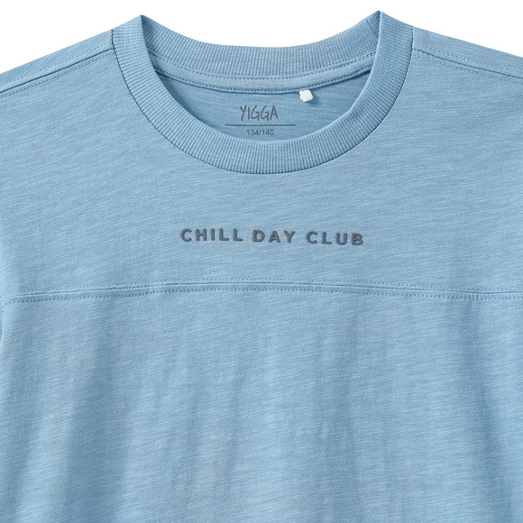 Yigga Jungen T-Shirt mit gummiertem Schriftzug