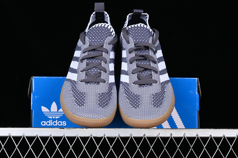 Adidas Samba Sock Primeknit White/Blue/Brown CQ2686