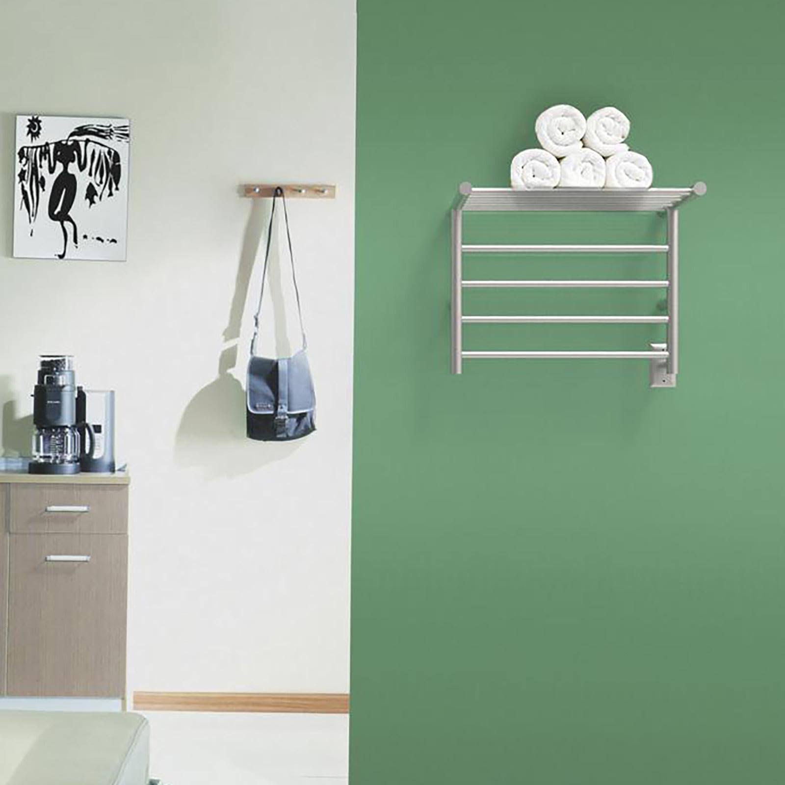 Amba RSH-B Radiant Shelf Towel Warmer - Brushed