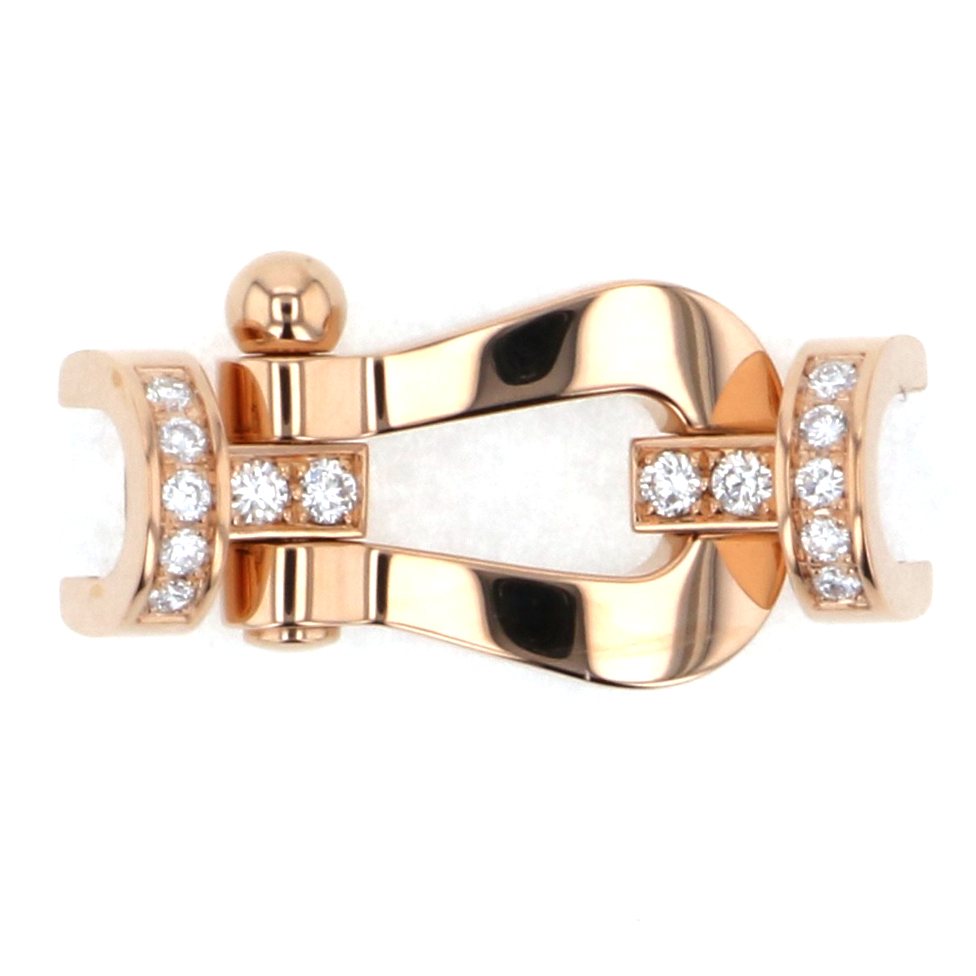 FRED Force 10 Lm Half Diamond Accessory 18K Rose Gold 0B0030