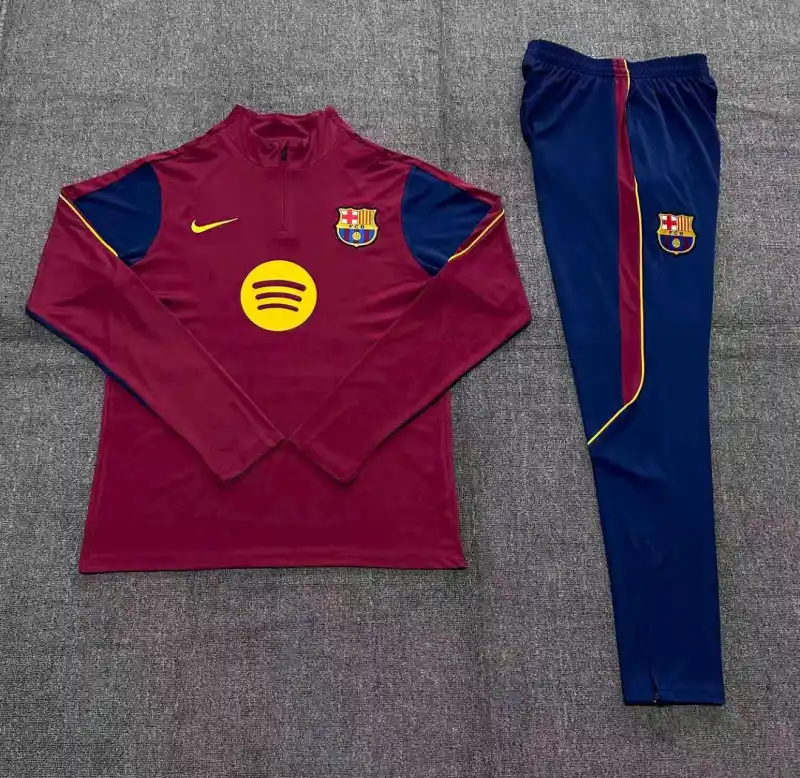 Adult/ Kids 2627 Barcelona half zipper Training suit
