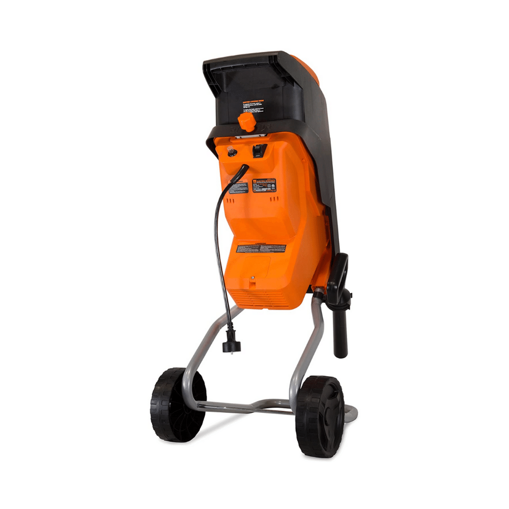 Wen 15-Amp Rolling Electric Wood Chipper And Shredder