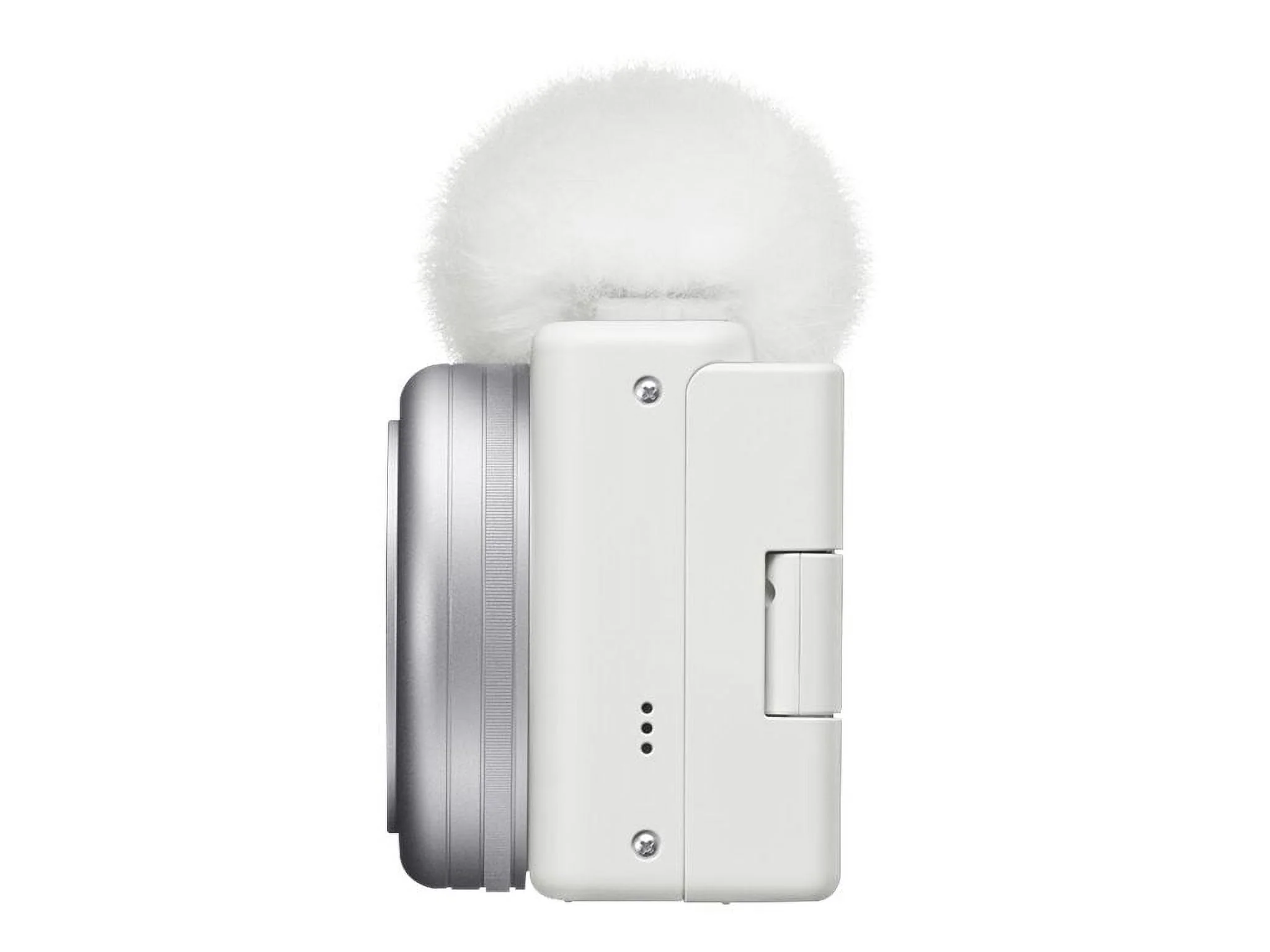 Sony ZV-1F - Digital camera - compact - 20.1 MP - 4K / 30 fps - ZEISS - Wi-Fi, Bluetooth - white