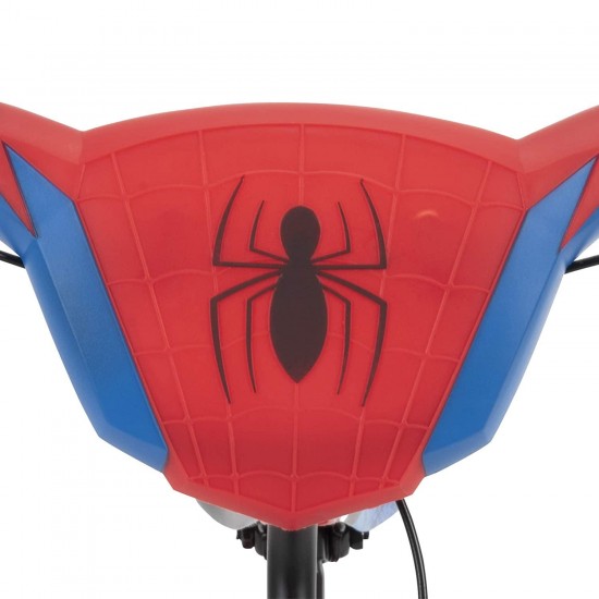 12 inch Spider-Man Kid Bike, Handlebar Plaque, Quick Connect, 12 inch