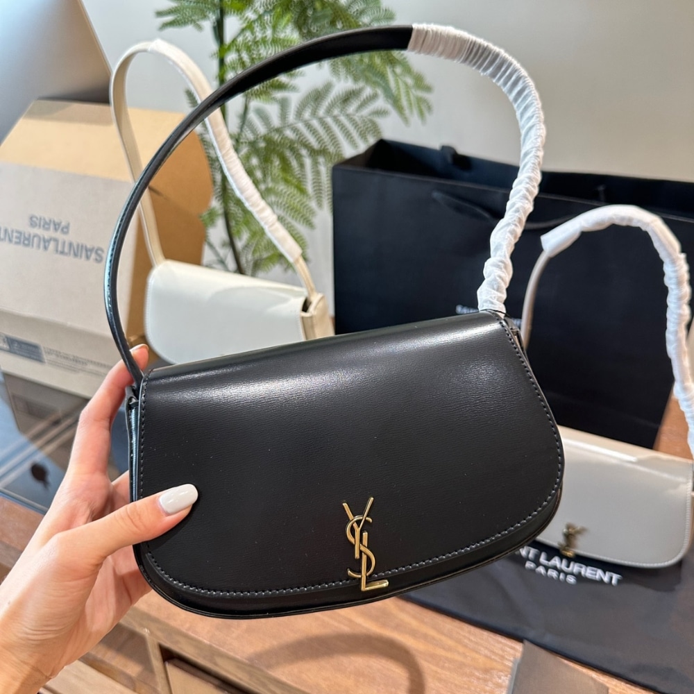 Saint Laurent Mini Voltaire In Box Black 17Cm