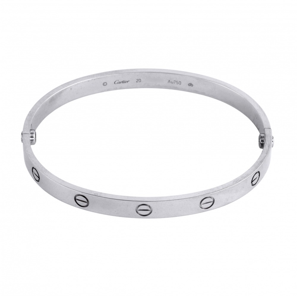 Cartier Love Bracelet 18K White Gold B6035400