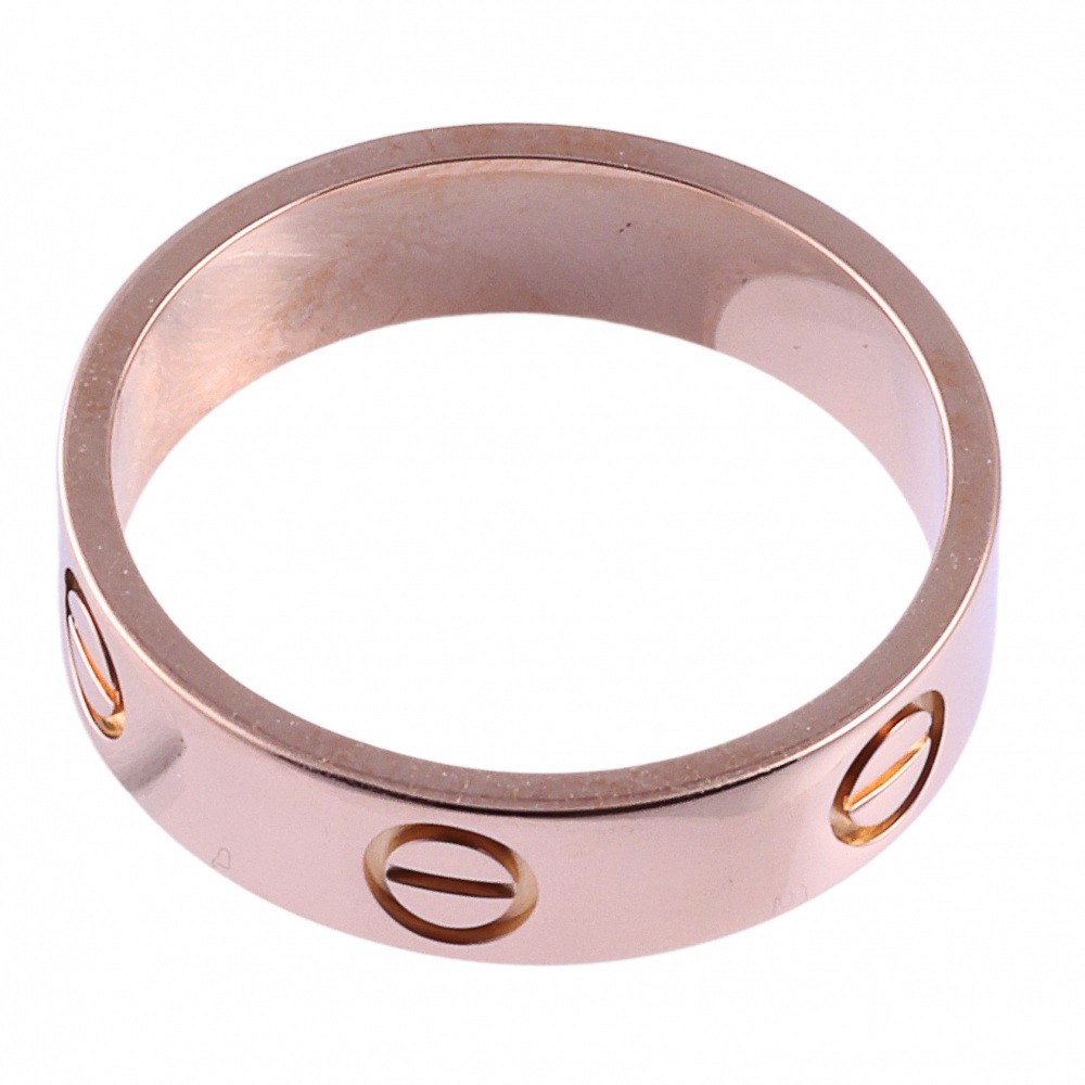Cartier Love Ring 18K Rose Gold