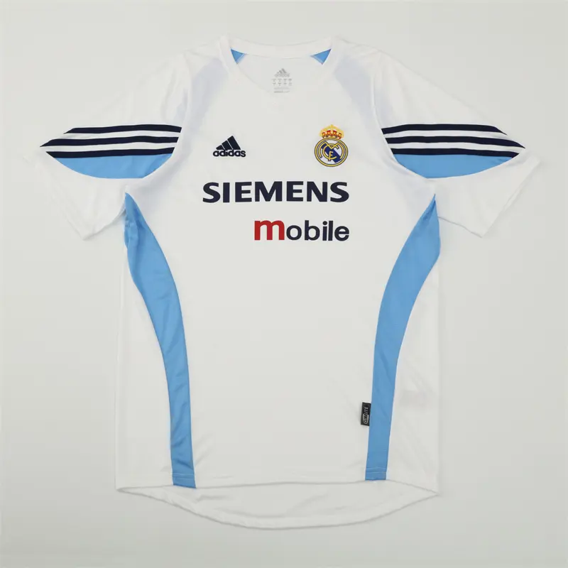 2003/04 Real Madrid Retro Short Sleeves Training Jersey - White