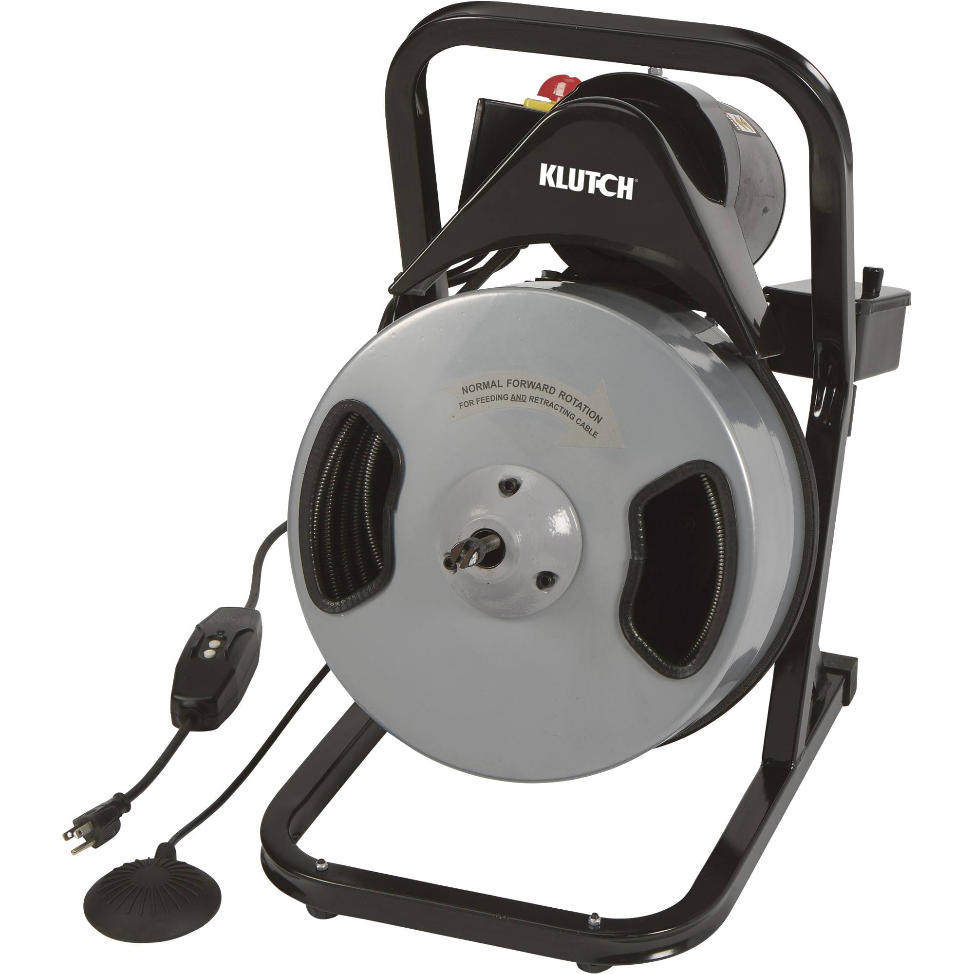 Klutch 60ft. Electric Drain Cleaner
