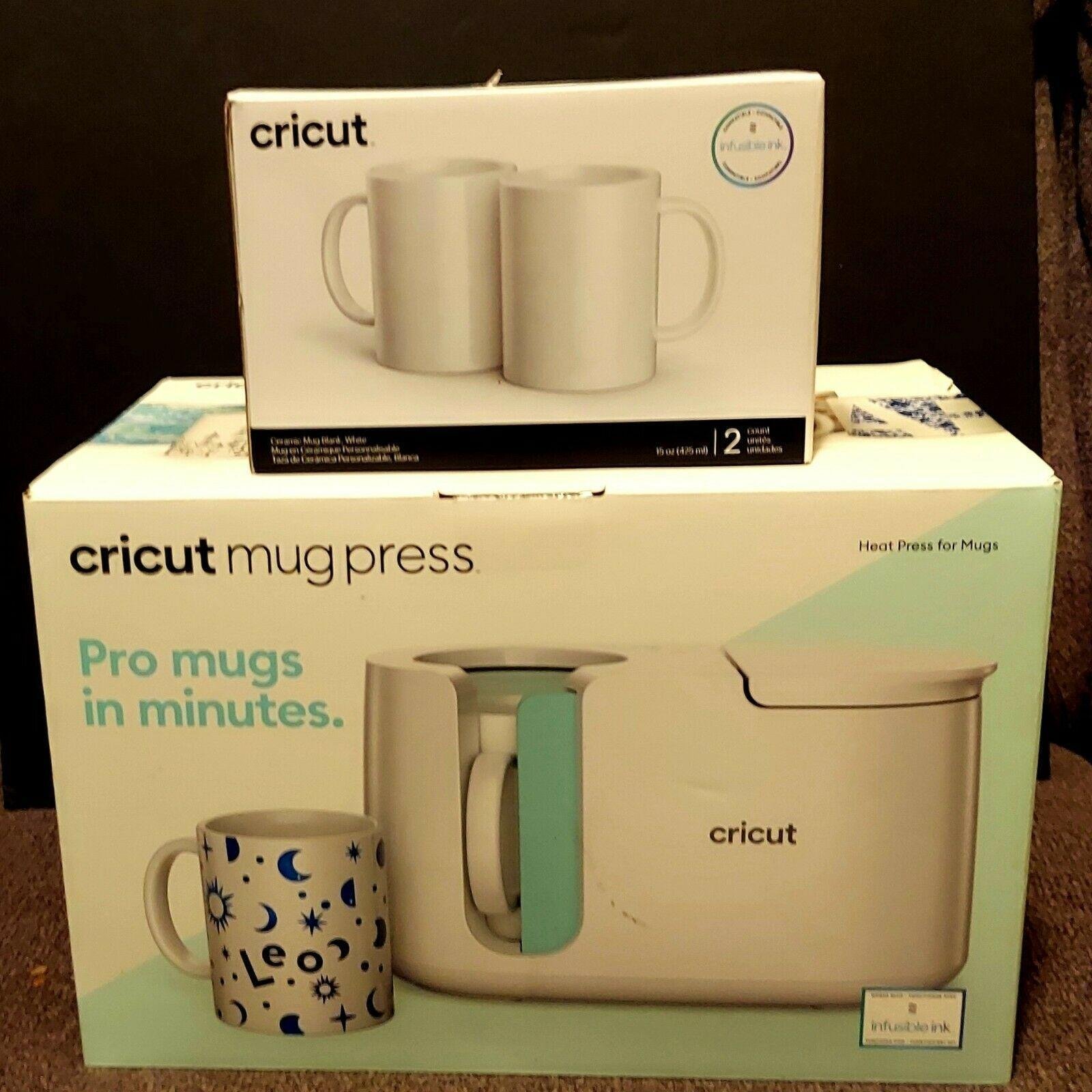 cricut-Mug Press Machine, Infusible Ink Sheets, DIY Mugs, Designs Bundle