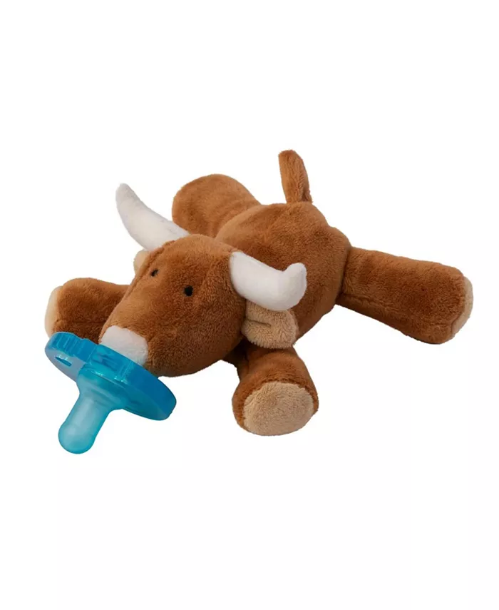 Wubbanub Infant Pacifier - Brown Longhorn Bull