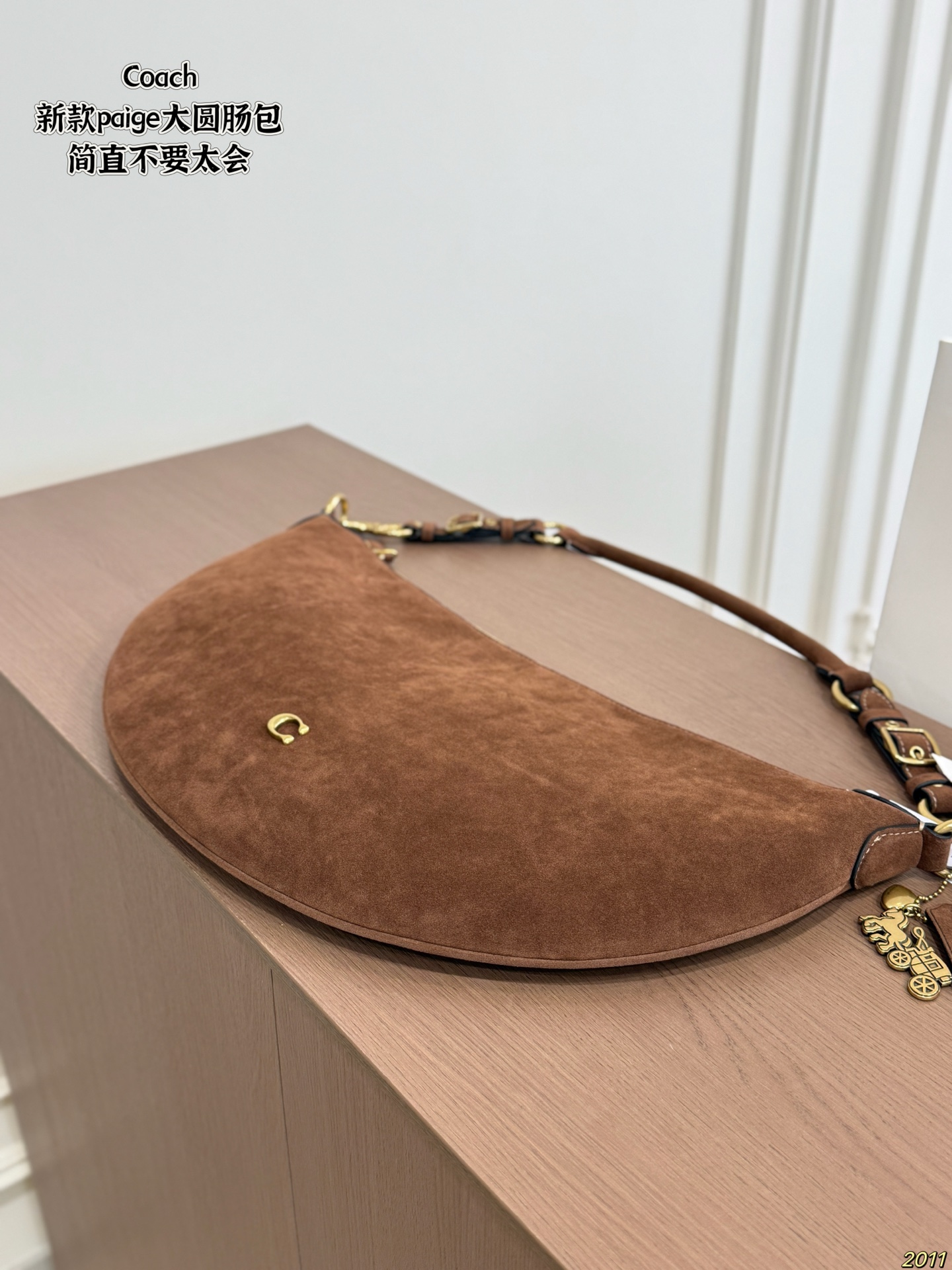 Coach Paige Suede Shoulder Bag - cnluxepick