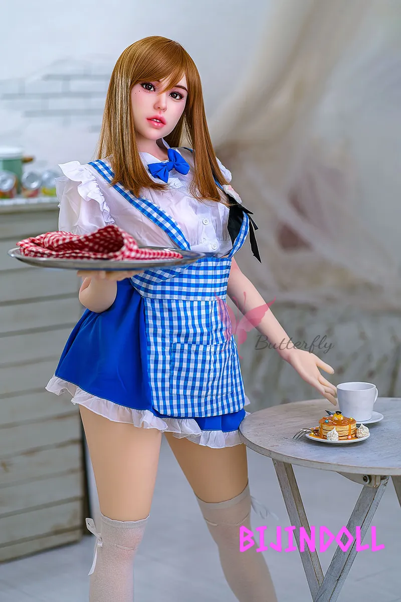 Butterfly Doll 150cm I-cup S-TPE Sex Doll Amber Head BP150-06 Seamless Western