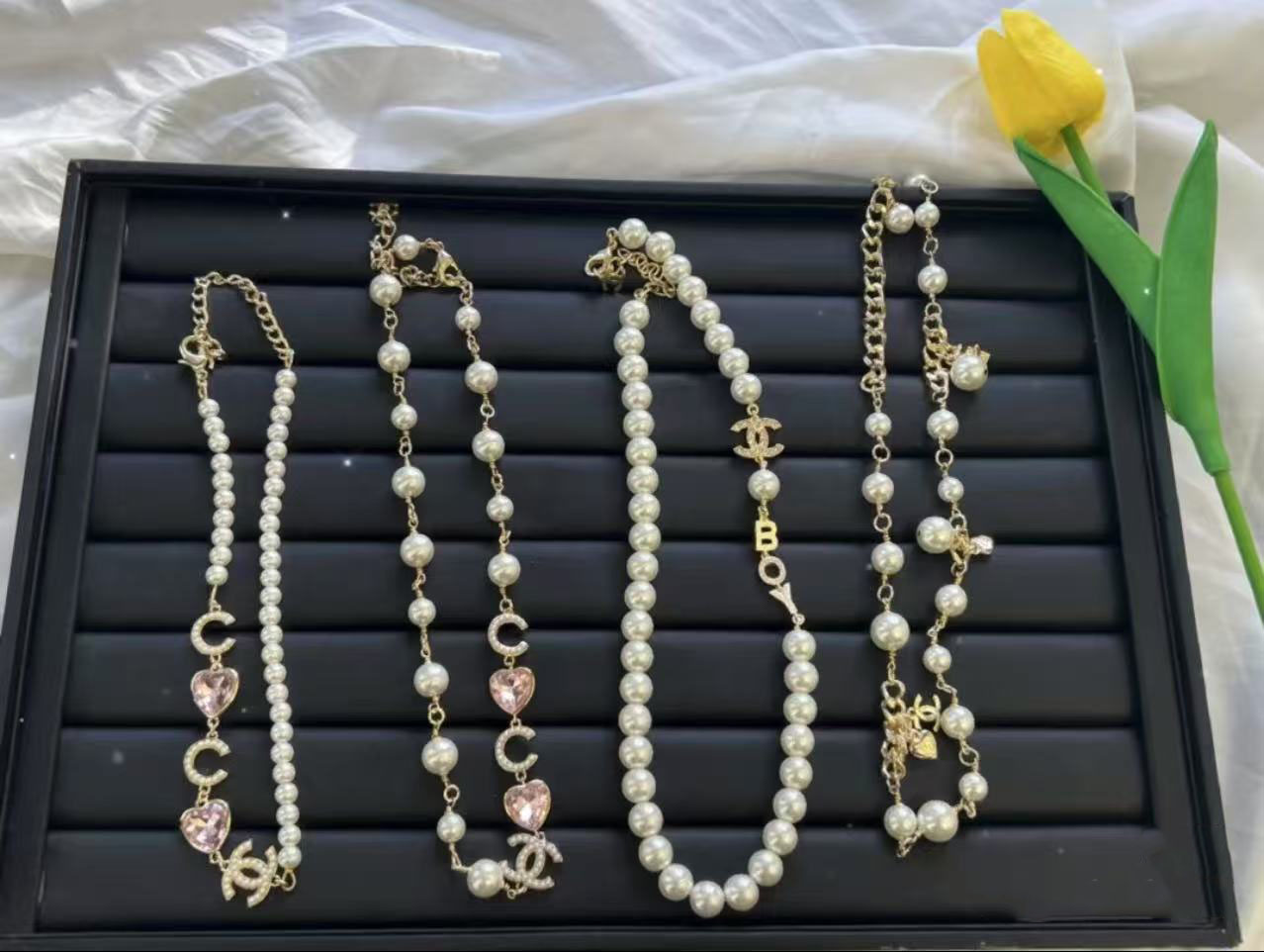 Chanel Pearl necklace collection - cnluxepick