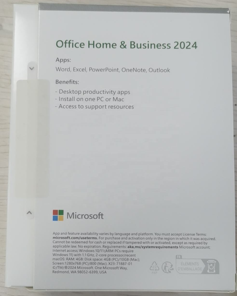 Office 2024 Home & Business Retail Box