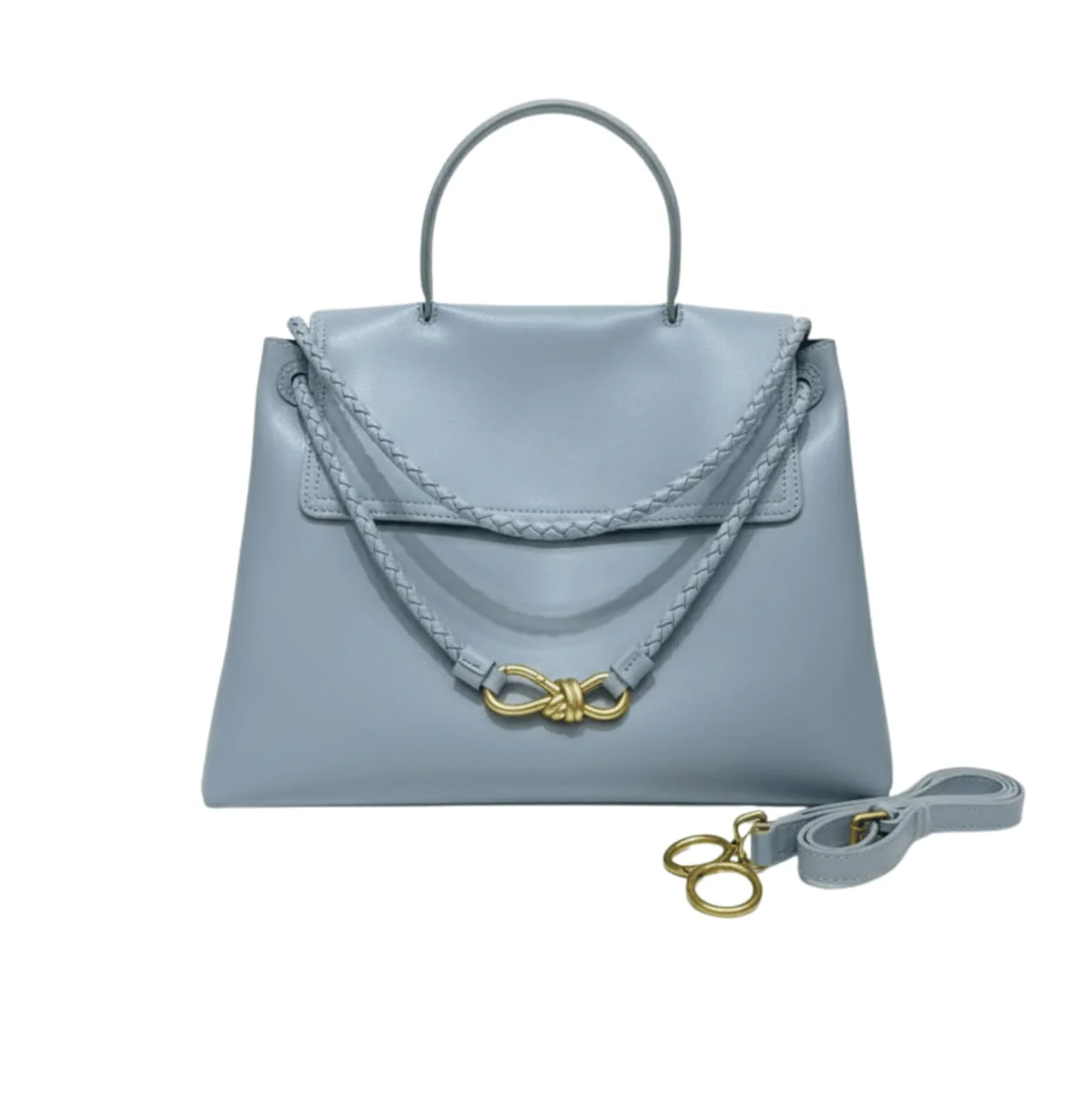 Bottega Veneta Bag | Ciao Top Handle Bag Light Blue Leather