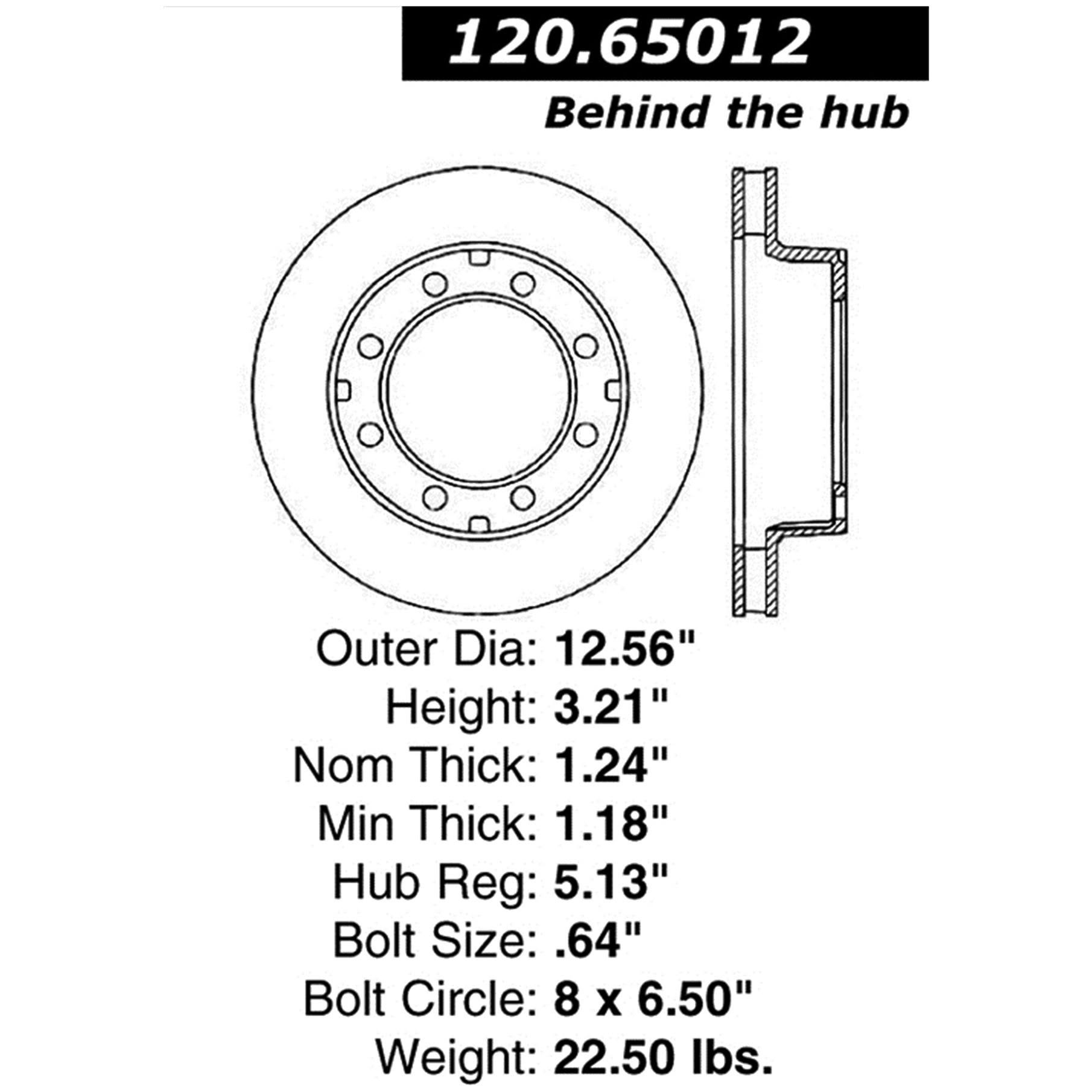 StopTech - Sport Brake Rotor 126.65012SR
