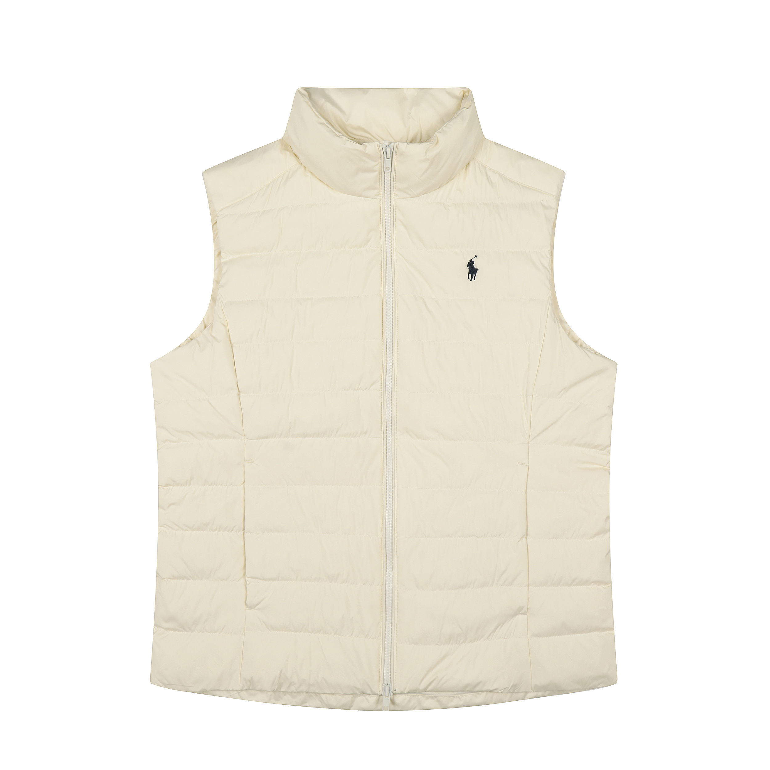 Ralph Lauren Winter Classic Solid Color Embroidered Down Vest - cnluxepick