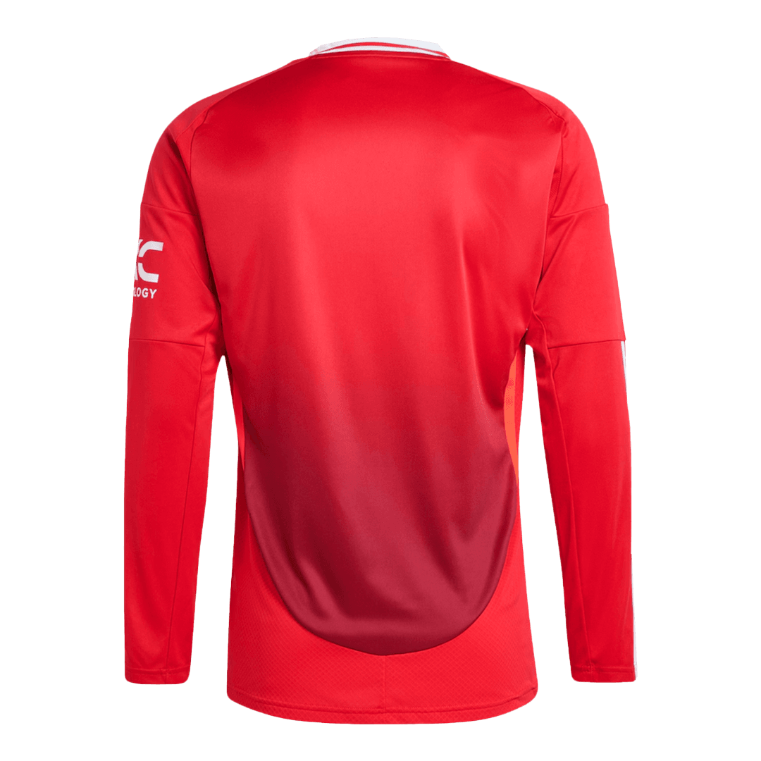 Manchester United Home Long Sleeve Jersey