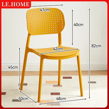 Dining Chair Kerusi Plastik Kerusi Makan Balcony Chair Garden Chair Backrest Chair