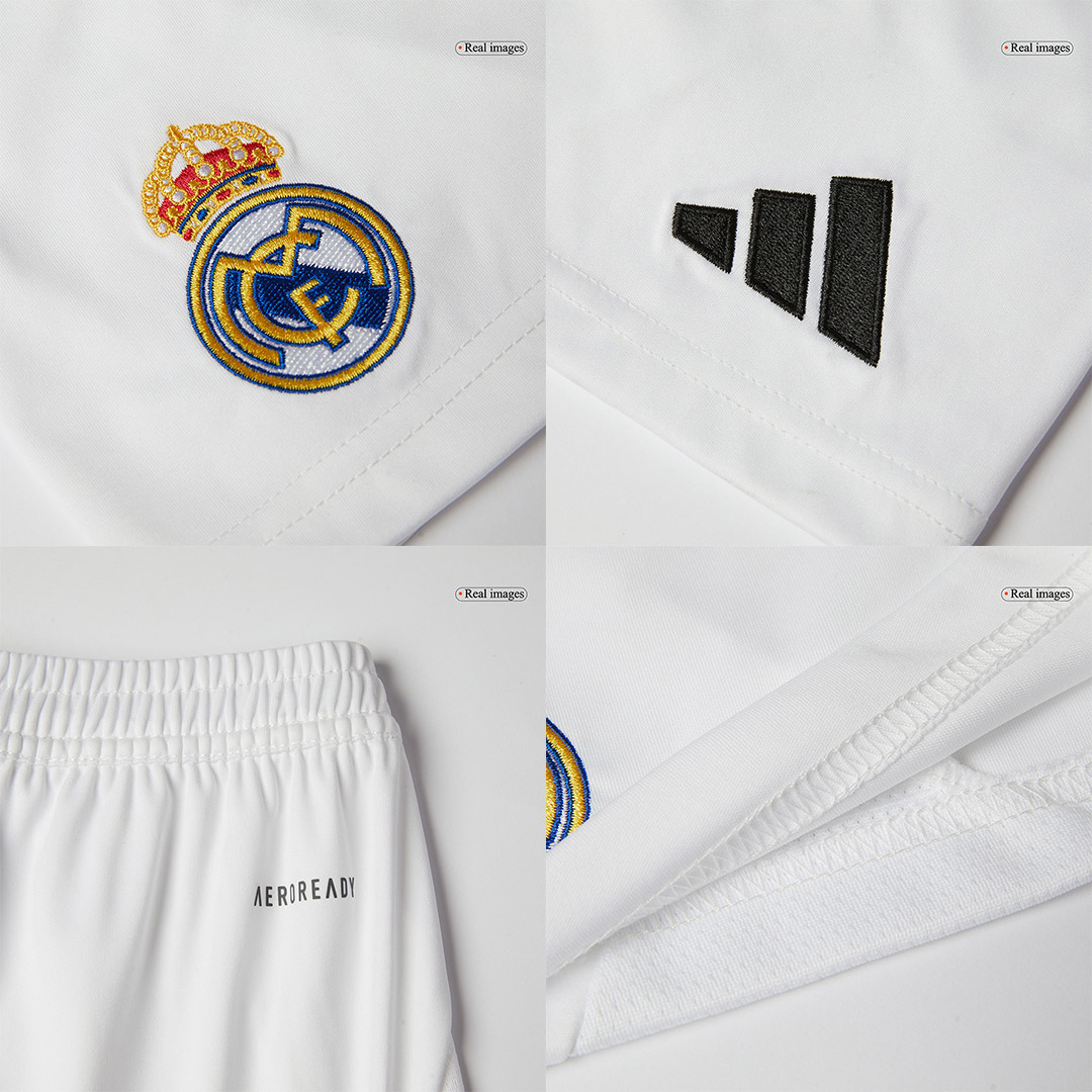 BELLINGHAM #5 Real Madrid Home Kids Soccer Jerseys Kit