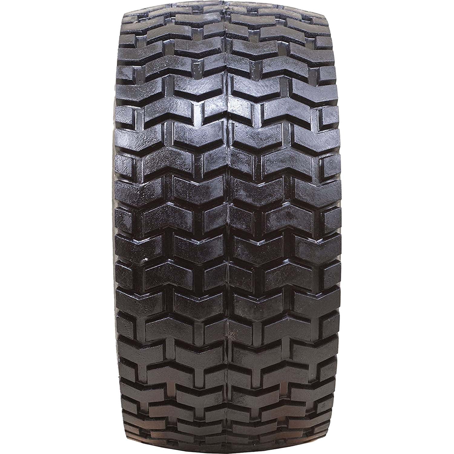 Marathon 30426 Flat Free Turf Lawn and Garden Tire on Rim 15×6.50-6