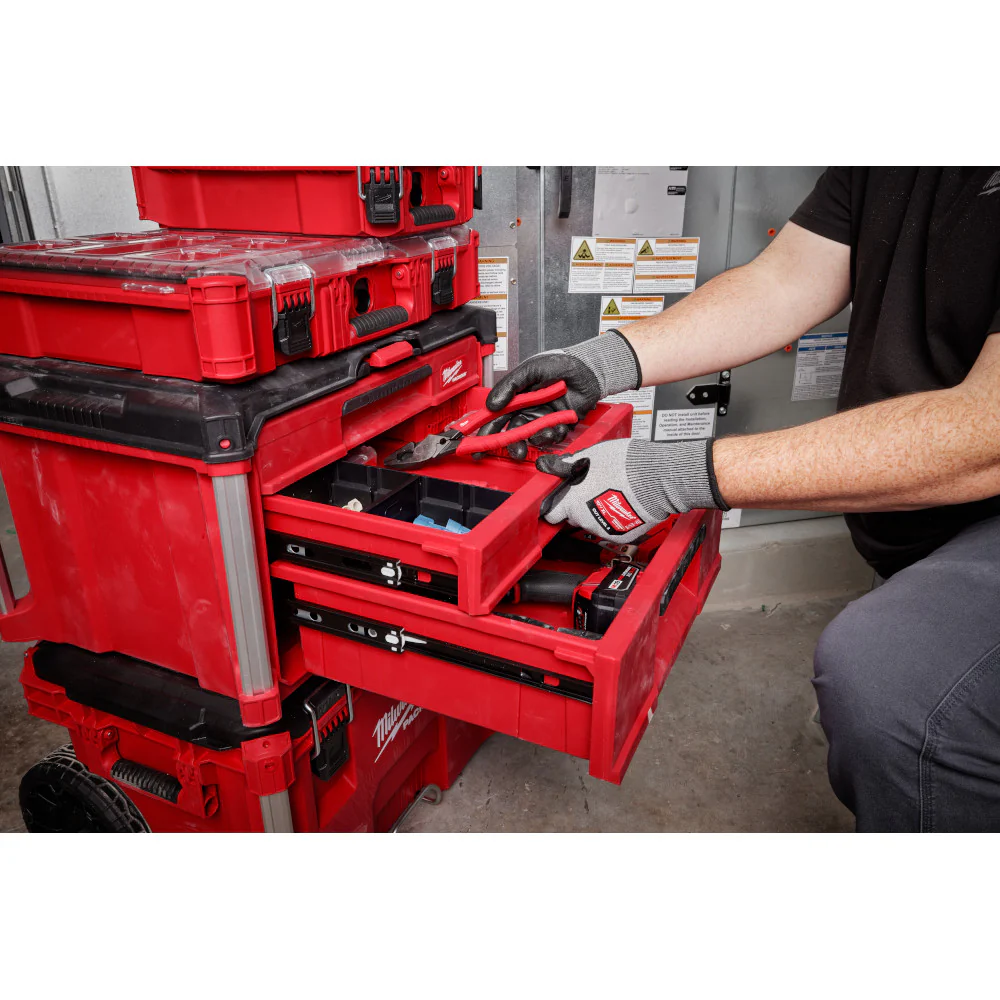 2026 Milwaukee 48-22-8447 PACKOUT Multi-Depth 3-Drawer Tool Box