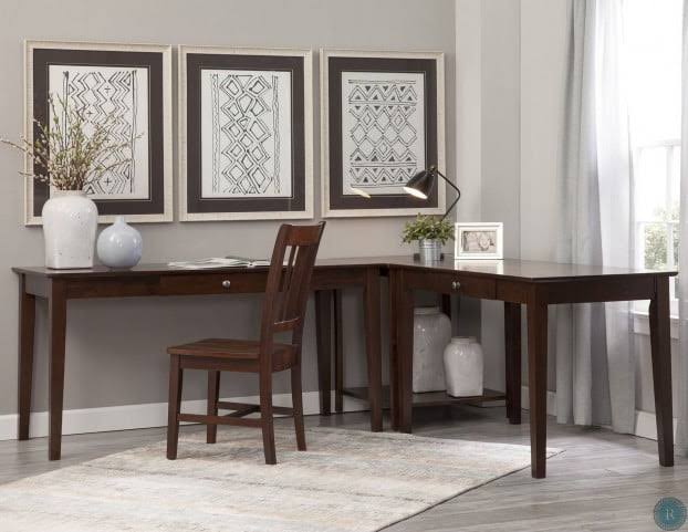International Concepts Writing Desk with Drawer, Espresso