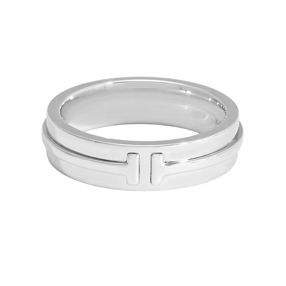 Tiffany & Co. Tiffany T Wide Ring 18K White Gold 60150528