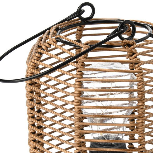 My Home LED-Lampe in Rattan-Optik