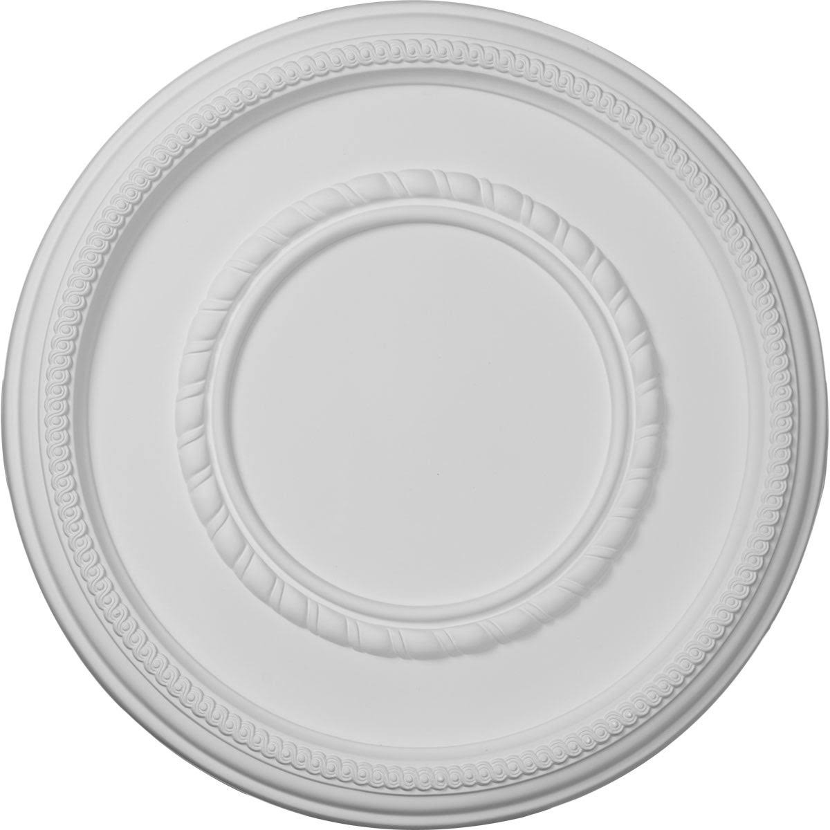 17 3/8x22OD x 1 1/8x22P Federal Roped Large Ceiling Medallion (Americana)