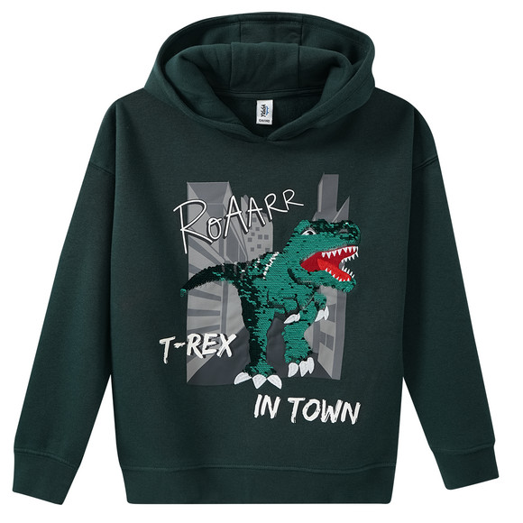 Yigga Jungen Hoodie mit Wendepailletten