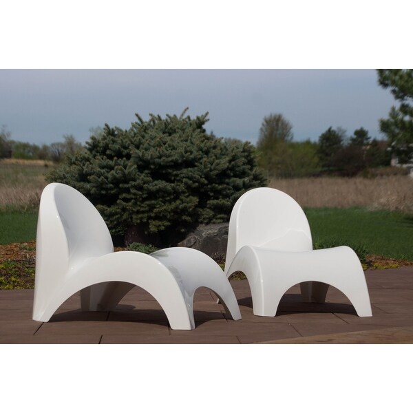 Angel Trumpet set of two Patio Chairs