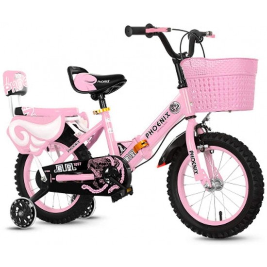 Kids Bike BMX Bike for Kids Boys Girls Bicycle Kids Bike for Boys and Girls, 12-14-16-inch, with Training Wheels and Support