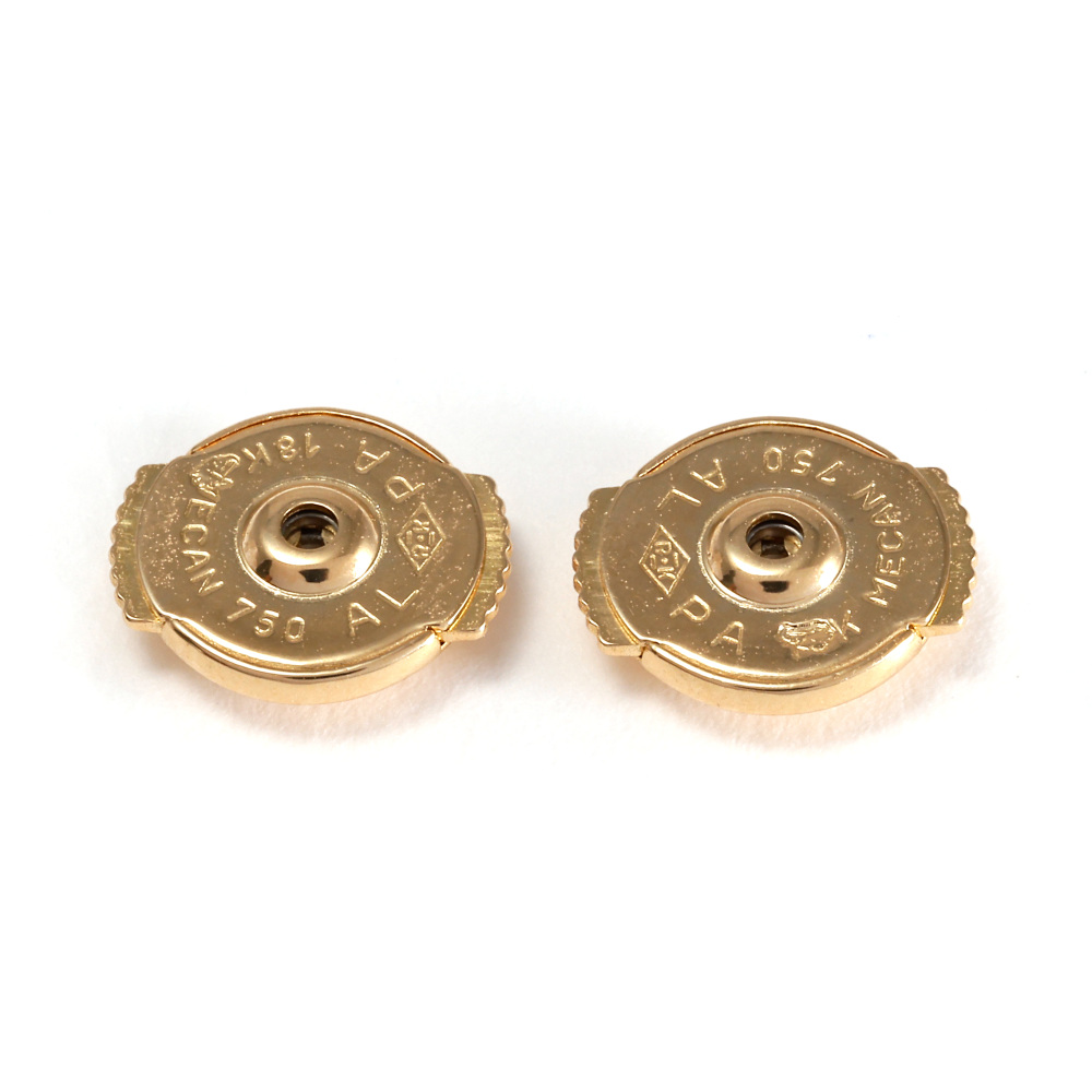 Cartier Hindu Earrings 18K Yellow Gold Diamond