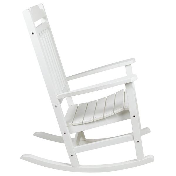 2 Pack AllWeather Faux Wood Rocking Chair