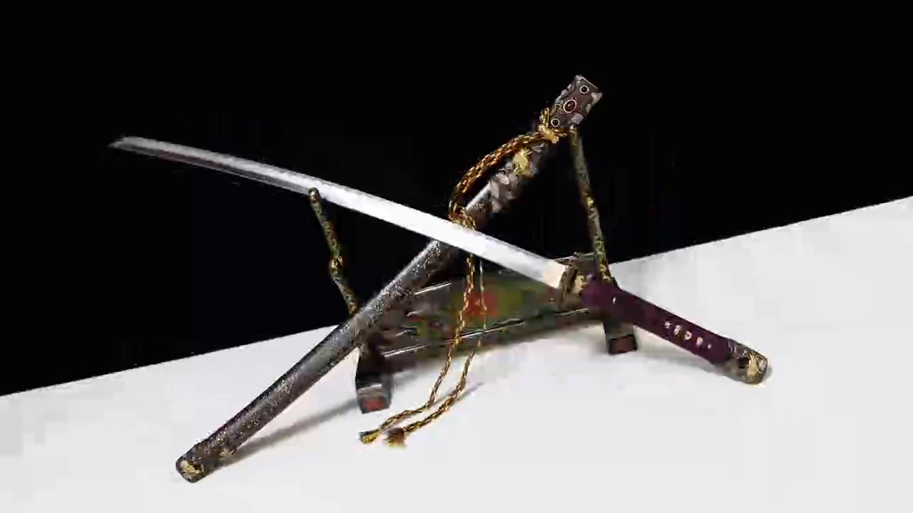Handmade Japanese Katana Go-Mai Blade Galaxy Dragon Full Tang