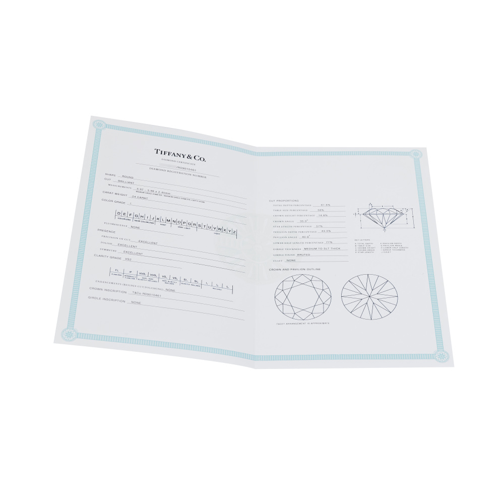 Tiffany & Co. Tiffany Harmony PT950 Ring I Platinum Diamond