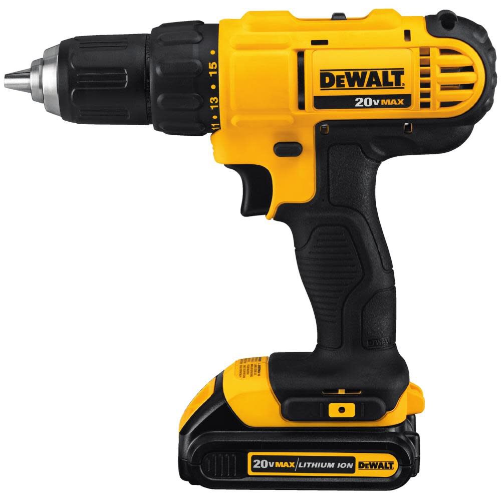 DEWALT 20 V MAX Li-ion Compact Drill/Driver Kit DCD771C2